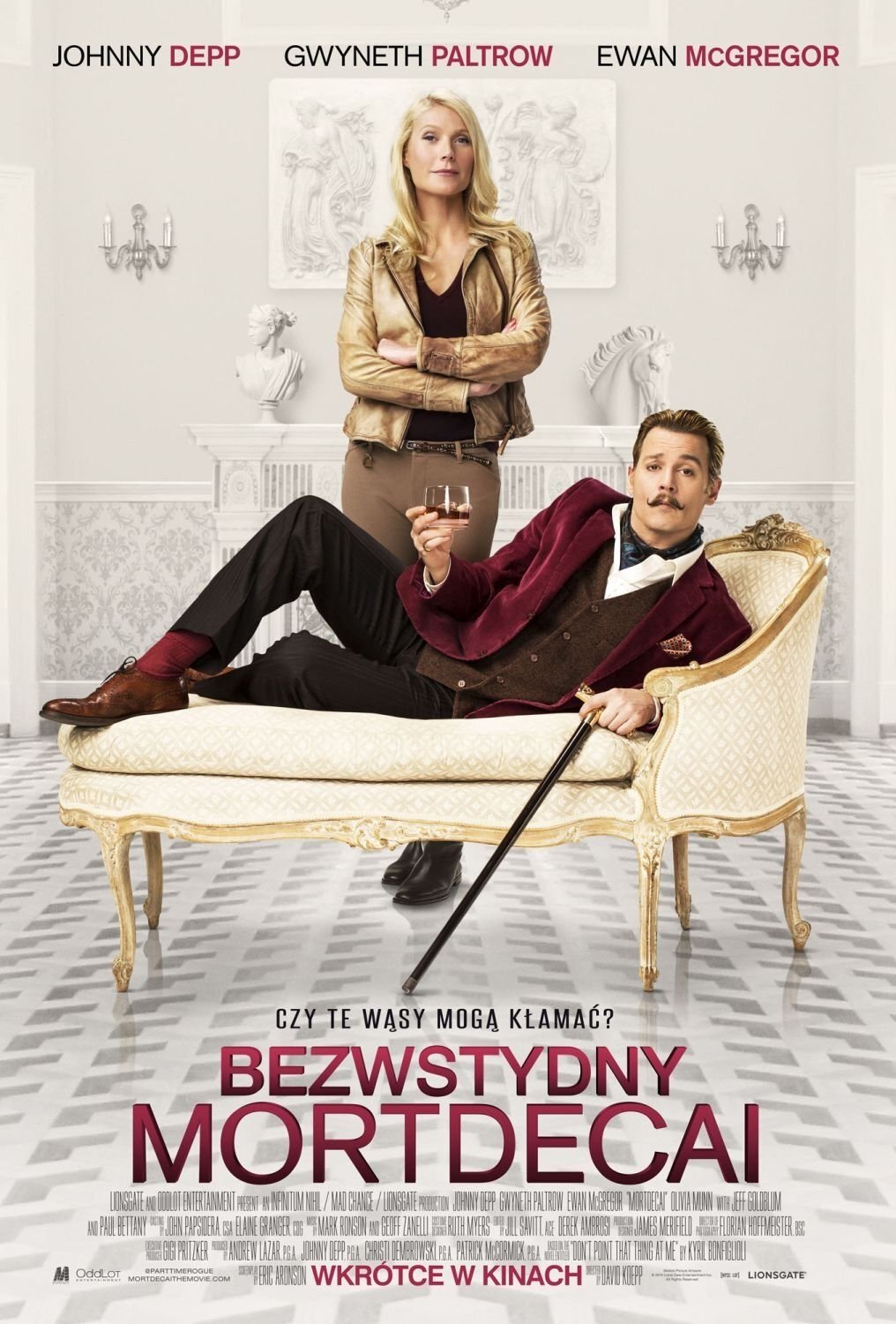 Bezwstydny Mortdecai 2015 cały film