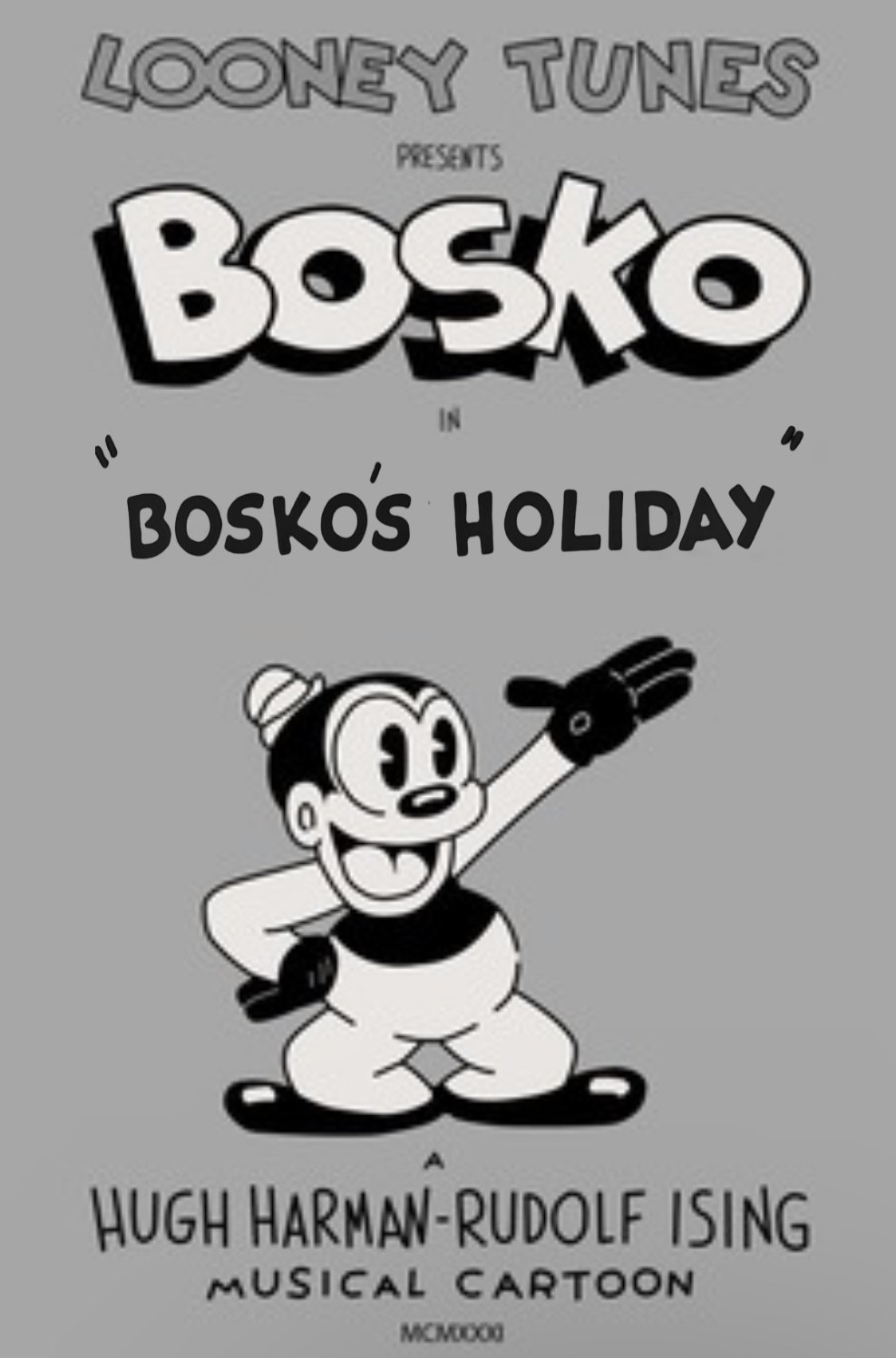 Bosko's Holiday 1931 cały film