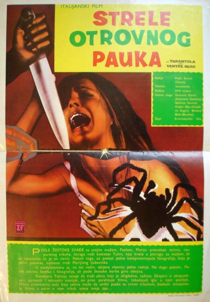 Czarny odwłok tarantuli 1971 cały film