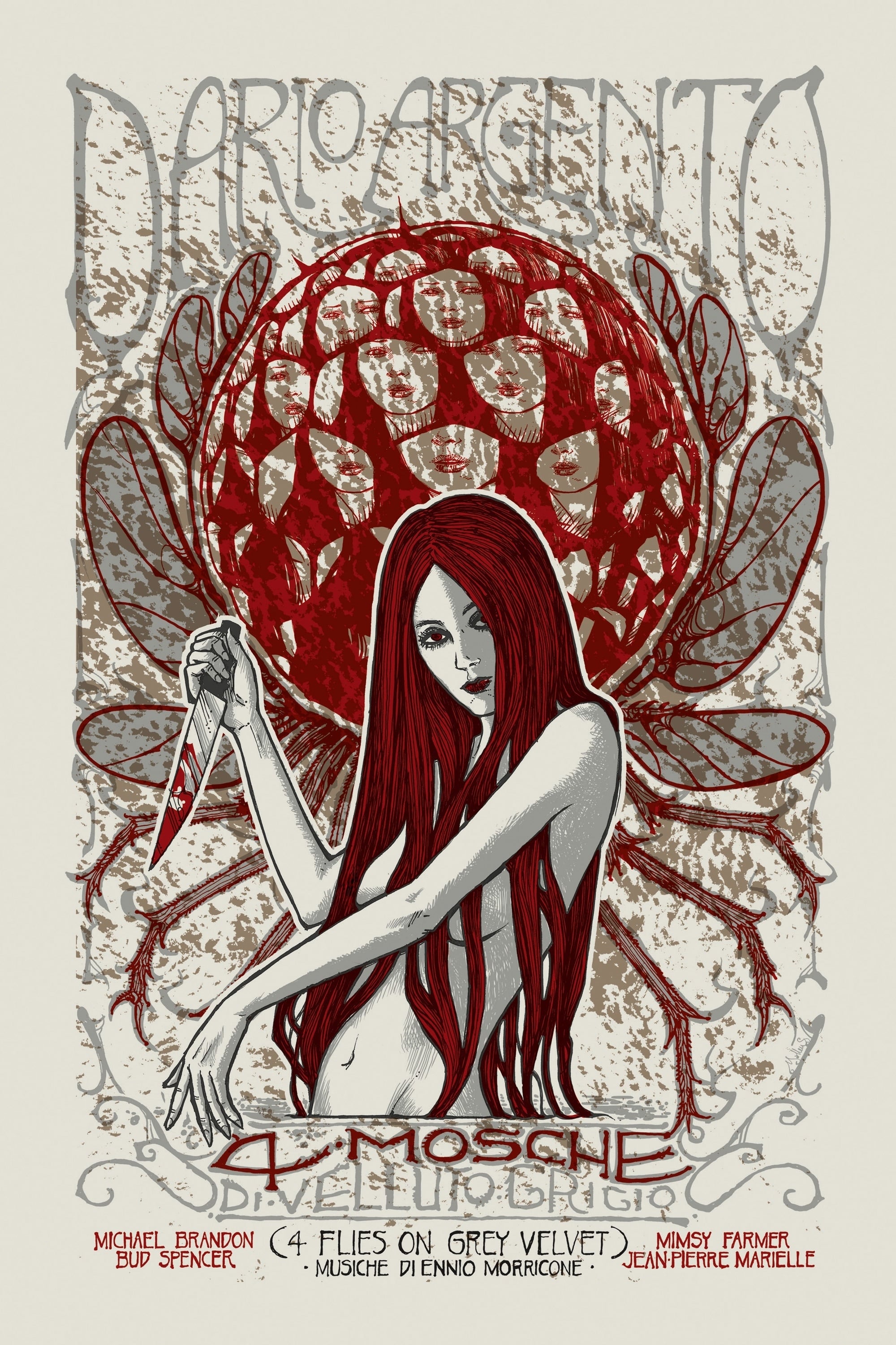 Cztery Muchy na Szarym Aksamicie 1971 cały film