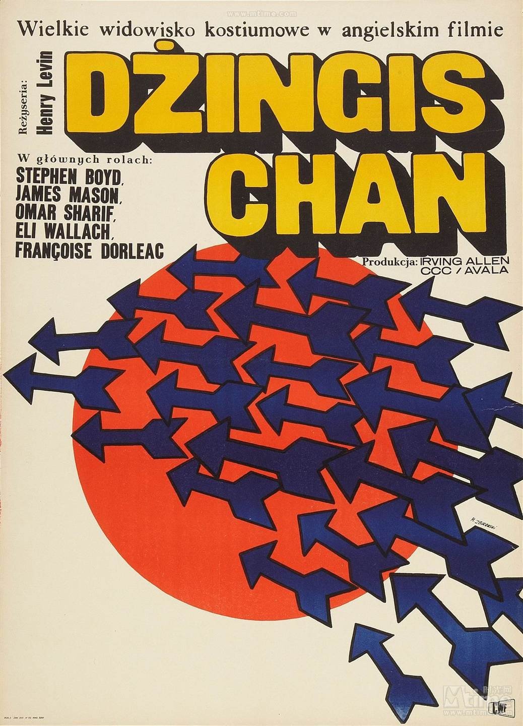 Dżingis Chan 1965 cały film