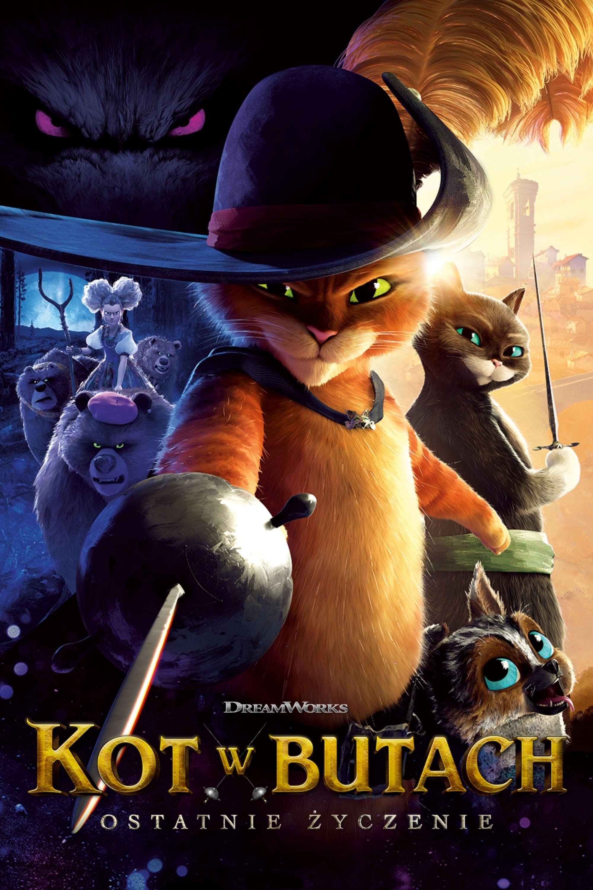 Kot w butach: Ostatnie życzenie 2022 cały film