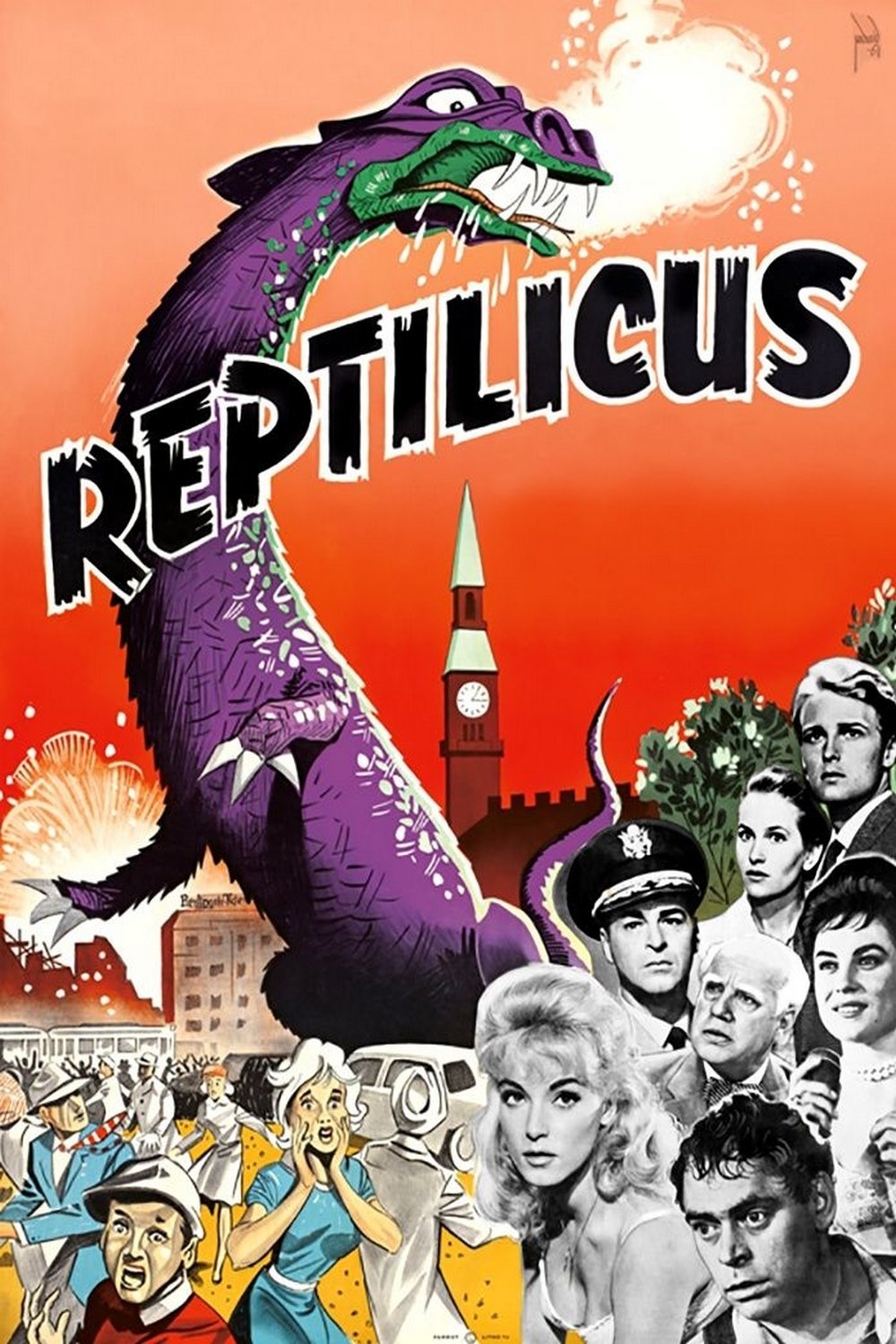 Reptilicus 1961 cały film