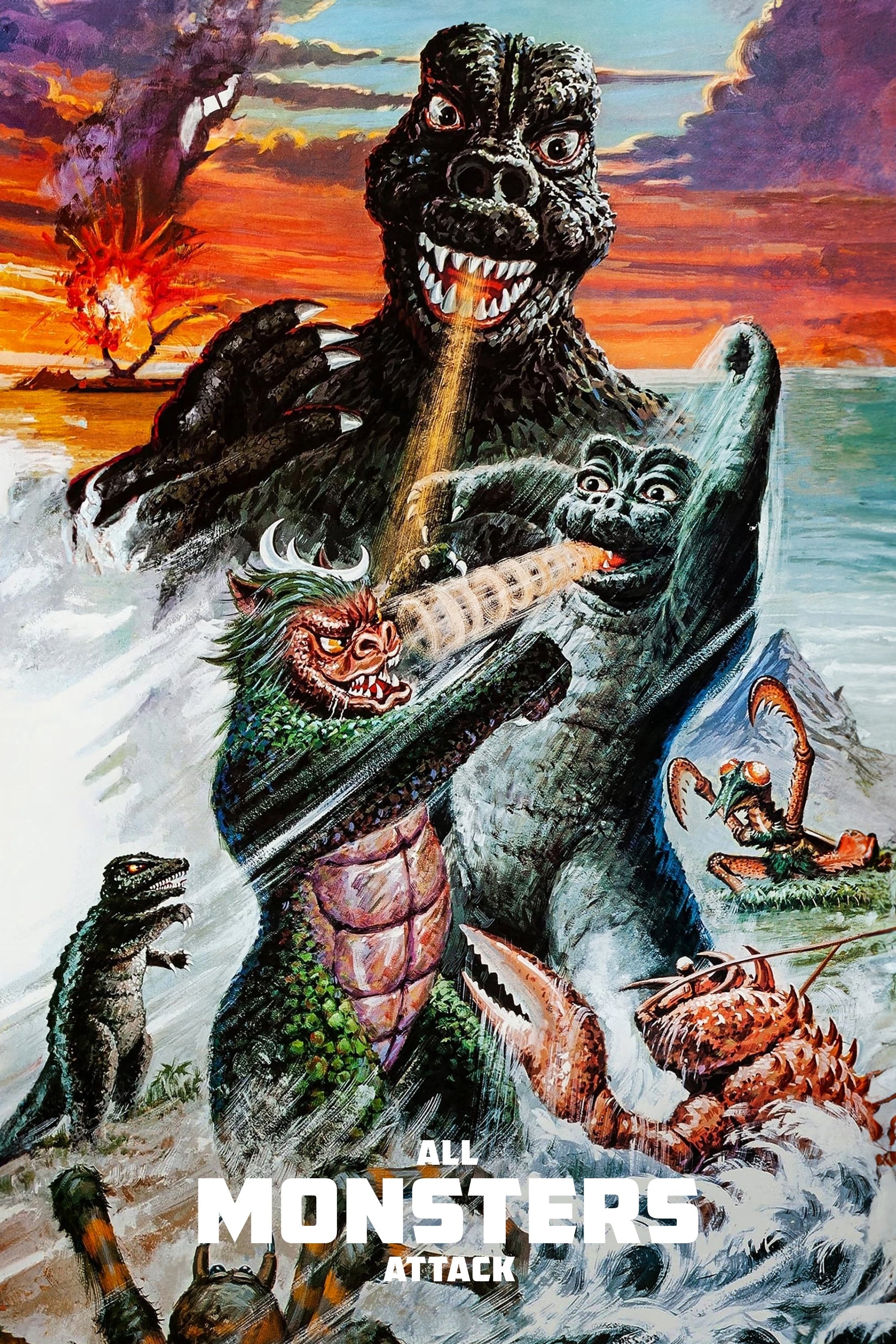 Rewanż Godzilli 1969 cały film