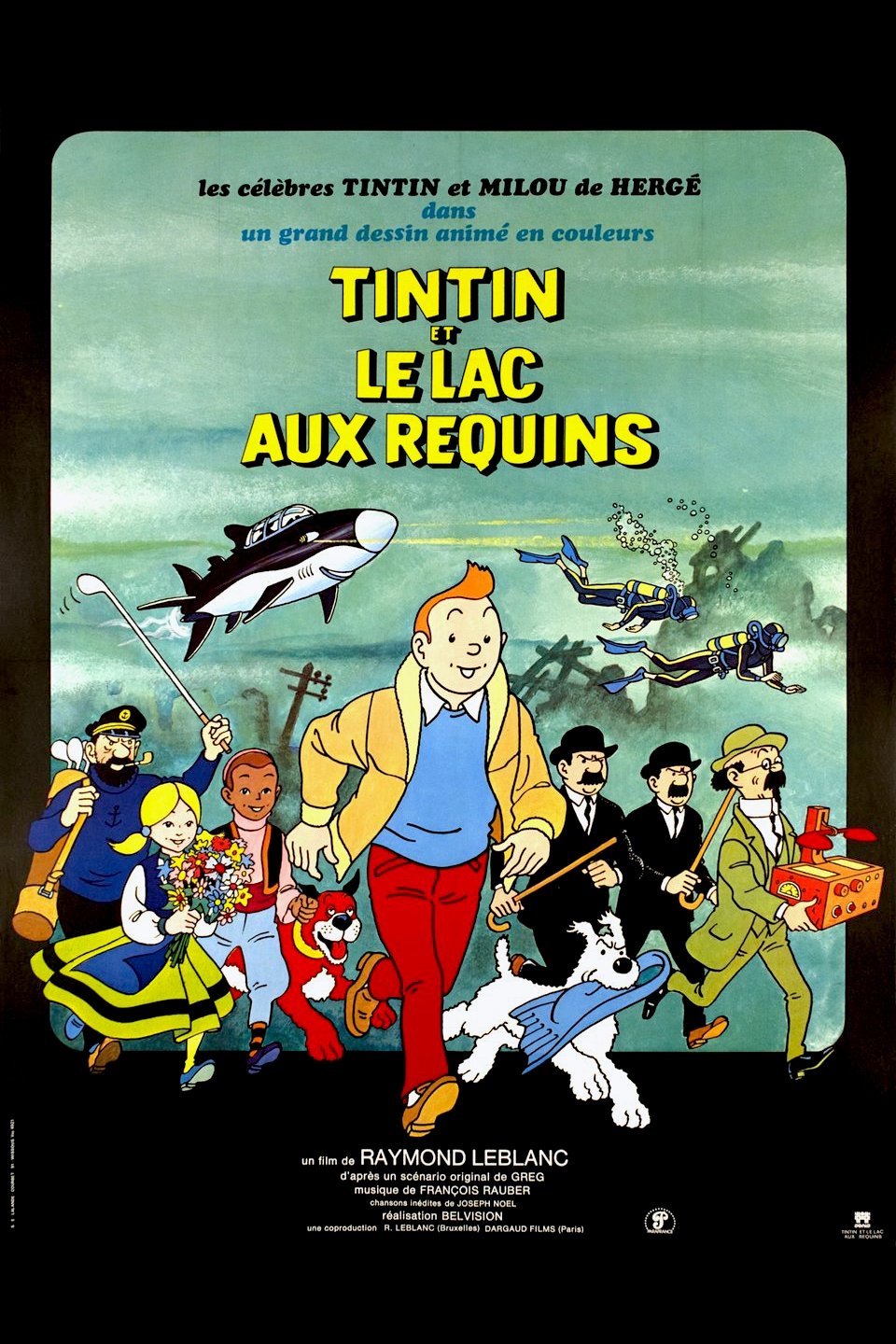 Tintin i Jezioro Rekinów 1972 cały film